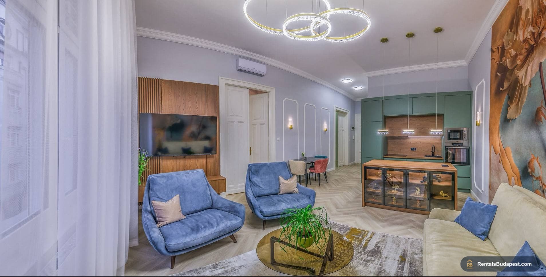 Luxury 2-Bedroom Apartment for Rent in Budapest V – Október 6. utca